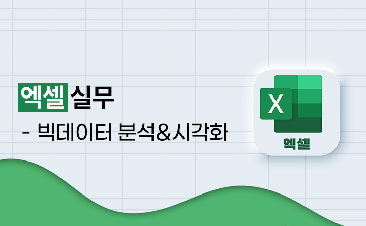 [오늘부터 정시퇴근] 엑셀 실무 테크닉 빅데이터 분석&시각화편